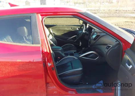 2015 Hyundai Veloster Turbo from USA, damaged, VIN KMHTC6AE3FU230677